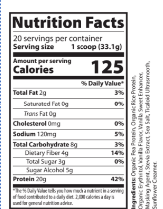 PLANT PROTEIN, VANILLA