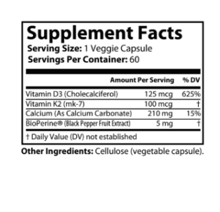 VITAMIN K2 + D3